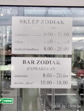 zodiak białystok menu|BAR ZODIAK, Bialystok